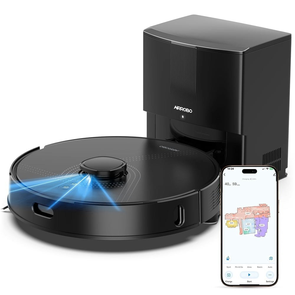 Airrobo Q20+ Robot Vacuum and Mop: $206.99 Airrobo Q20+ Robot Vacuum and Mop: $206.99