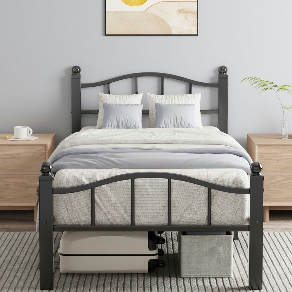 Twin XL Heavy Duty Bed Frame with Headboard: $68.59 Twin XL Heavy Duty Bed Frame with Headboard: $68.59