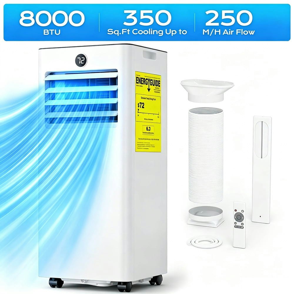 Nepsam 8,000 BTU Portable Air Conditioner: $178.99