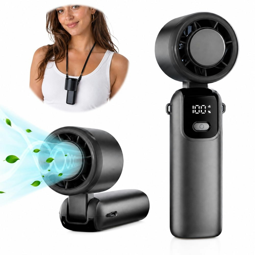 Behome 5-Speed Portable Handheld Fan: $10.49 Behome 5-Speed Portable Handheld Fan: $10.49