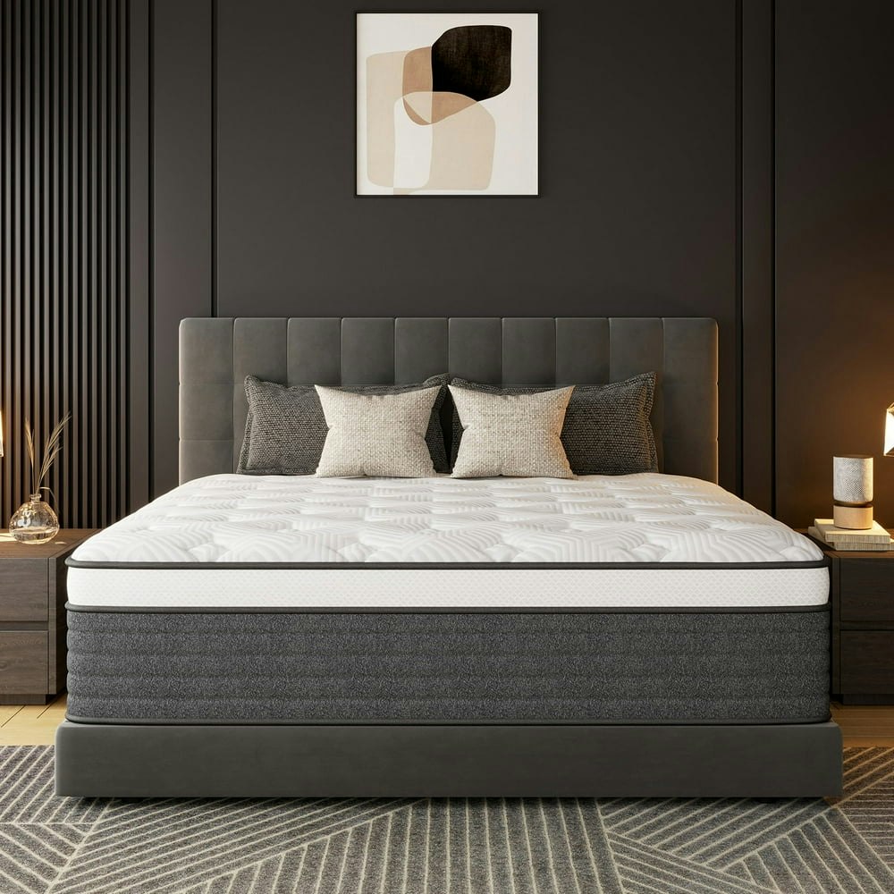 Egohome Queen 12-inch Hybrid Mattress: $223.99