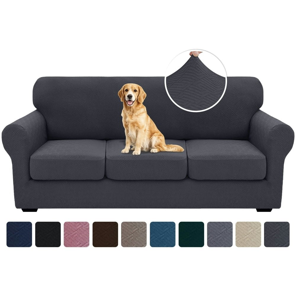 Xymhun 4-Piece Stretch Sofa Slipcover Set: $40.84 Xymhun 4-Piece Stretch Sofa Slipcover Set: $40.84