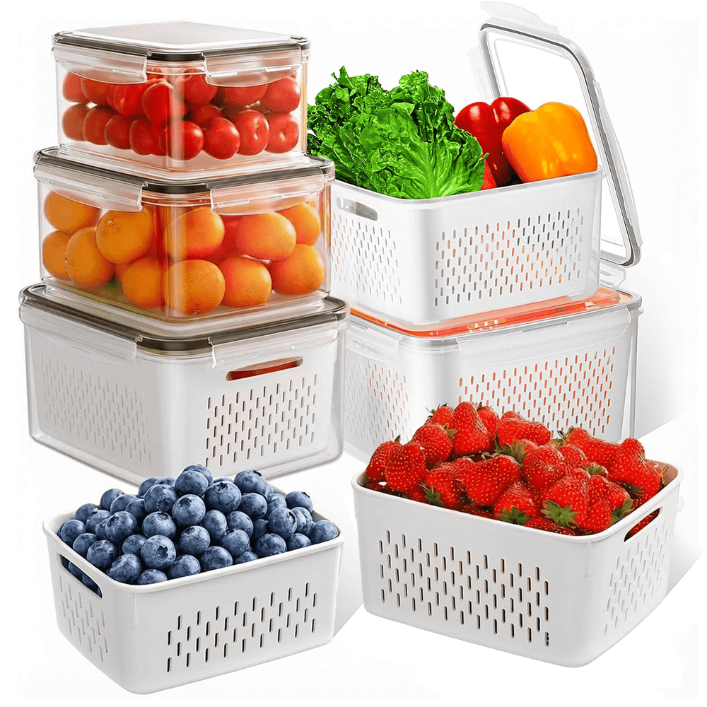 Fruit Storage Containers with Colander 5-Pack: $17.09 Fruit Storage Containers with Colander 5-Pack: $17.09