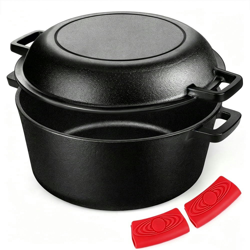 Taimasi 5-Quart Cast Iron Dutch Oven and Skillet Set: $29.49 Taimasi 5-Quart Cast Iron Dutch Oven and Skillet Set: $29.49