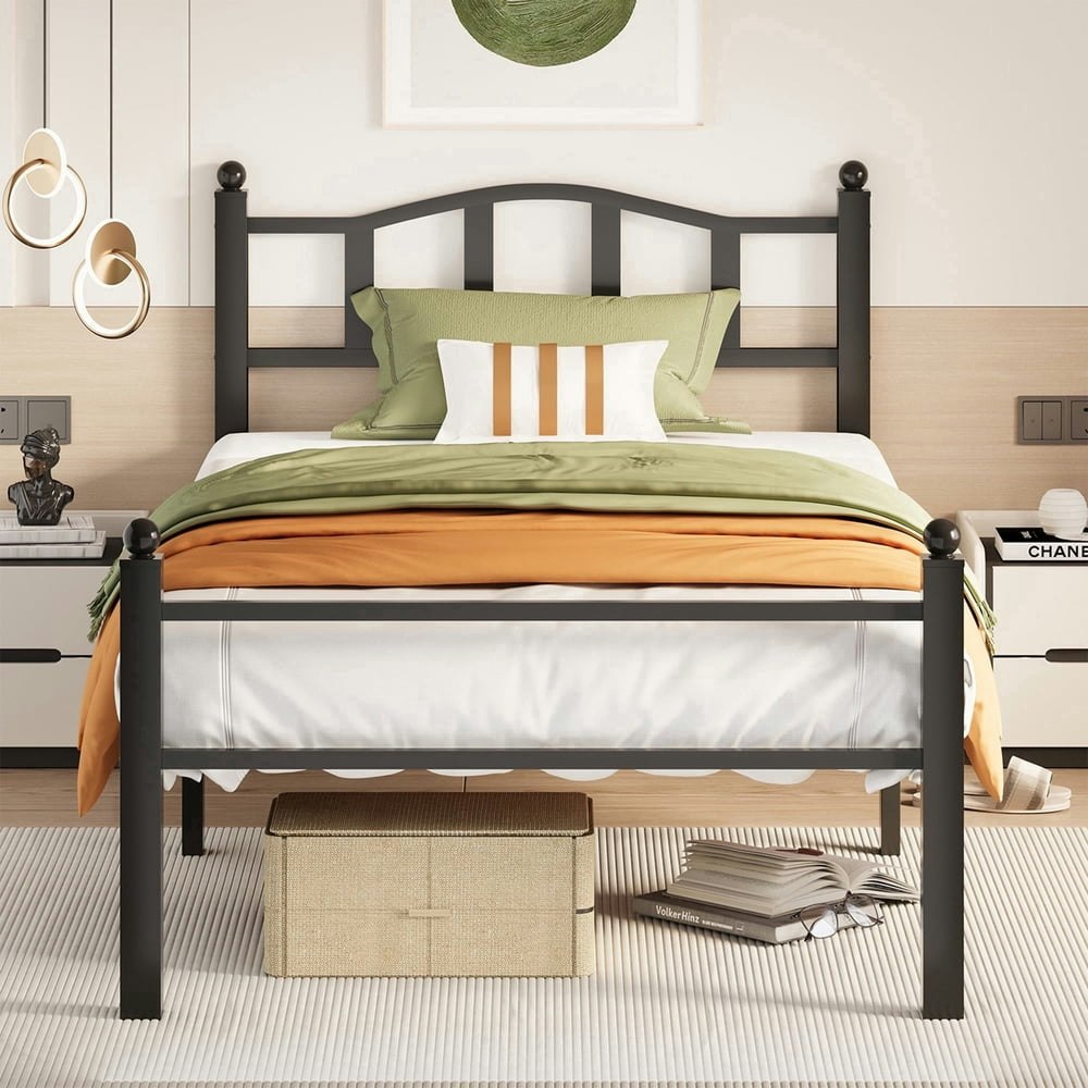 S.Tcak Twin Size Metal Bed Frame: $60.79 S.Tcak Twin Size Metal Bed Frame: $60.79