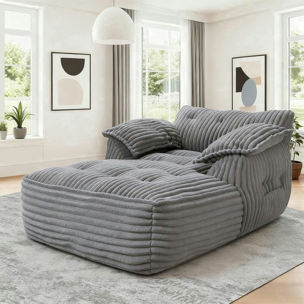 Reliancer 67.7-inch Oversized Chaise Lounge Chair: $234 Reliancer 67.7-inch Oversized Chaise Lounge Chair: $234