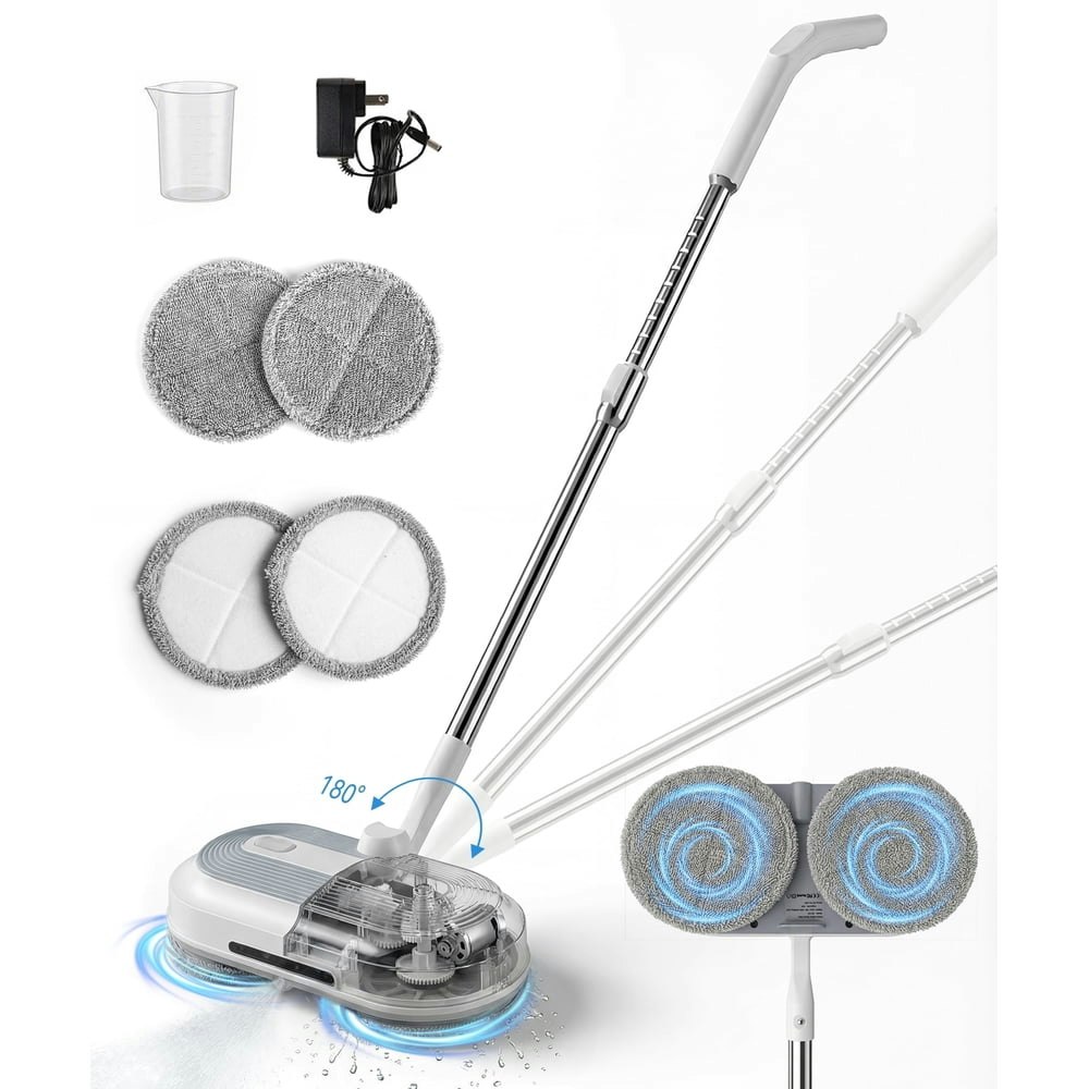 FVSA Cordless Electric Spin Mop: $55.59