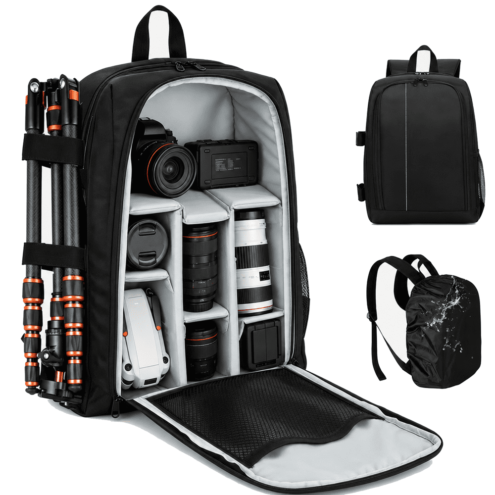 Tikbbrmg 17.72-inch Camera Backpack: $38.69