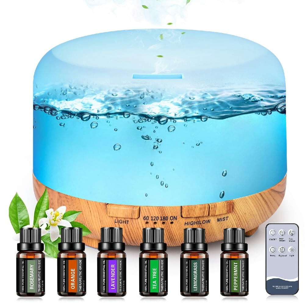 Fimilo 500ml Essential Oil Diffuser and 10ml Essential Oil 6-Pack Set: $18.99 Fimilo 500ml Essential Oil Diffuser and 10ml Essential Oil 6-Pack Set: $18.99