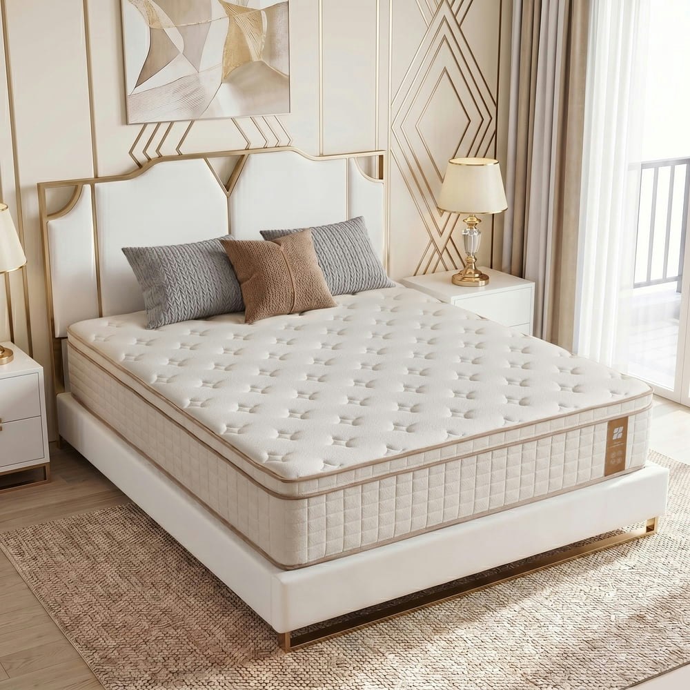 Zoopower 12-Inch Medium Firm Pocket Spring Hybrid Mattress: $159.89