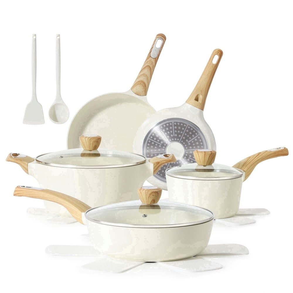 Sensarte 13-Piece Ceramic Nonstick Cookware Set: $64.99 Sensarte 13-Piece Ceramic Nonstick Cookware Set: $64.99