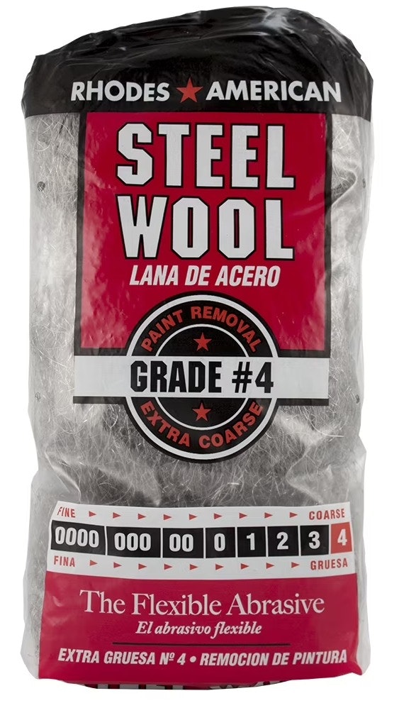 Homax Grade 4 Extra Coarse Steel Wool 12-Pack: $2.08
