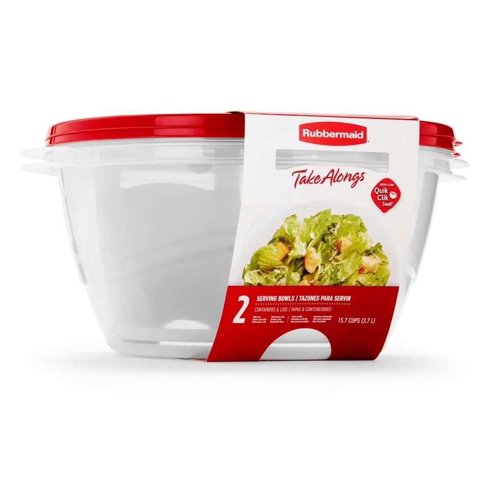 Rubbermaid TakeAlongs Serving Bowl Container 2-Count: $5