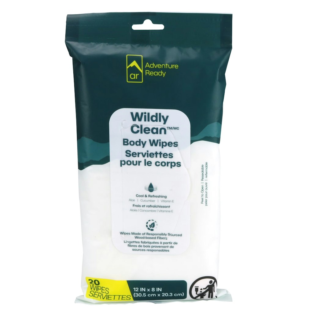 Adventure Ready Wildly Clean Body Wipes 20-Count: $5 Adventure Ready Wildly Clean Body Wipes 20-Count: $5