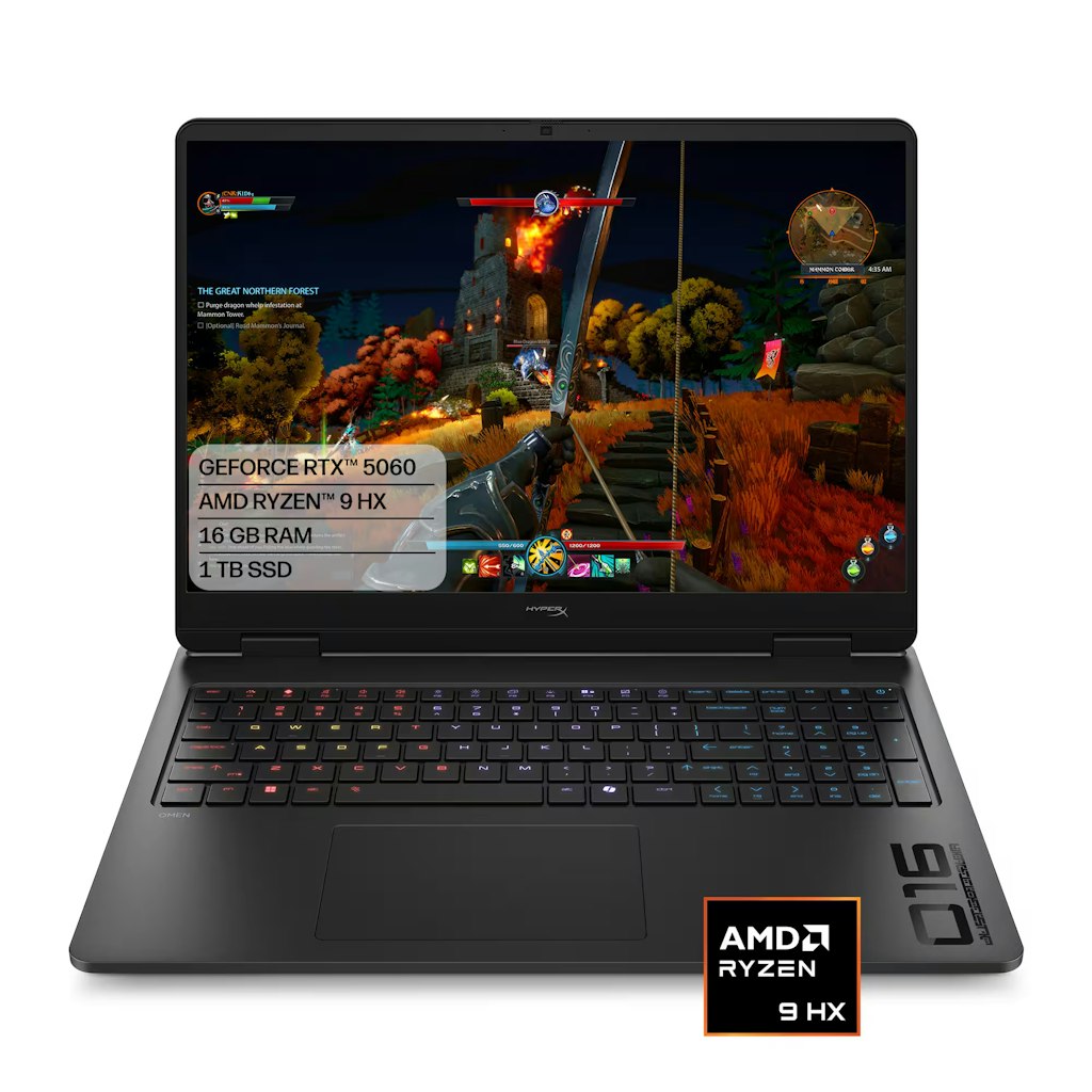 HyperX Omen Ryzen 9 16" OLED Gaming Laptop: $1449