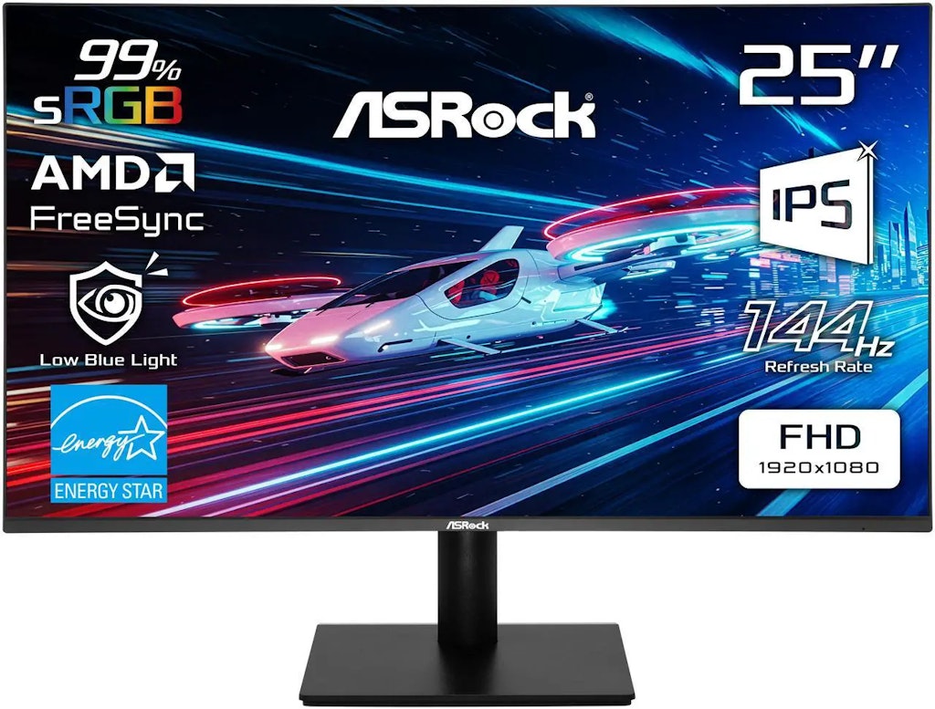 ASRock Phantom Gaming 25" 144Hz IPS Gaming Monitor : $72.99 