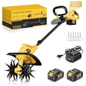 20V Cordless Tiller Cultivator for $90 + free shipping