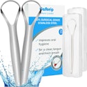 Stainless Steel Tongue Scraper 2-Pack for $2 + free shipping w/ $25