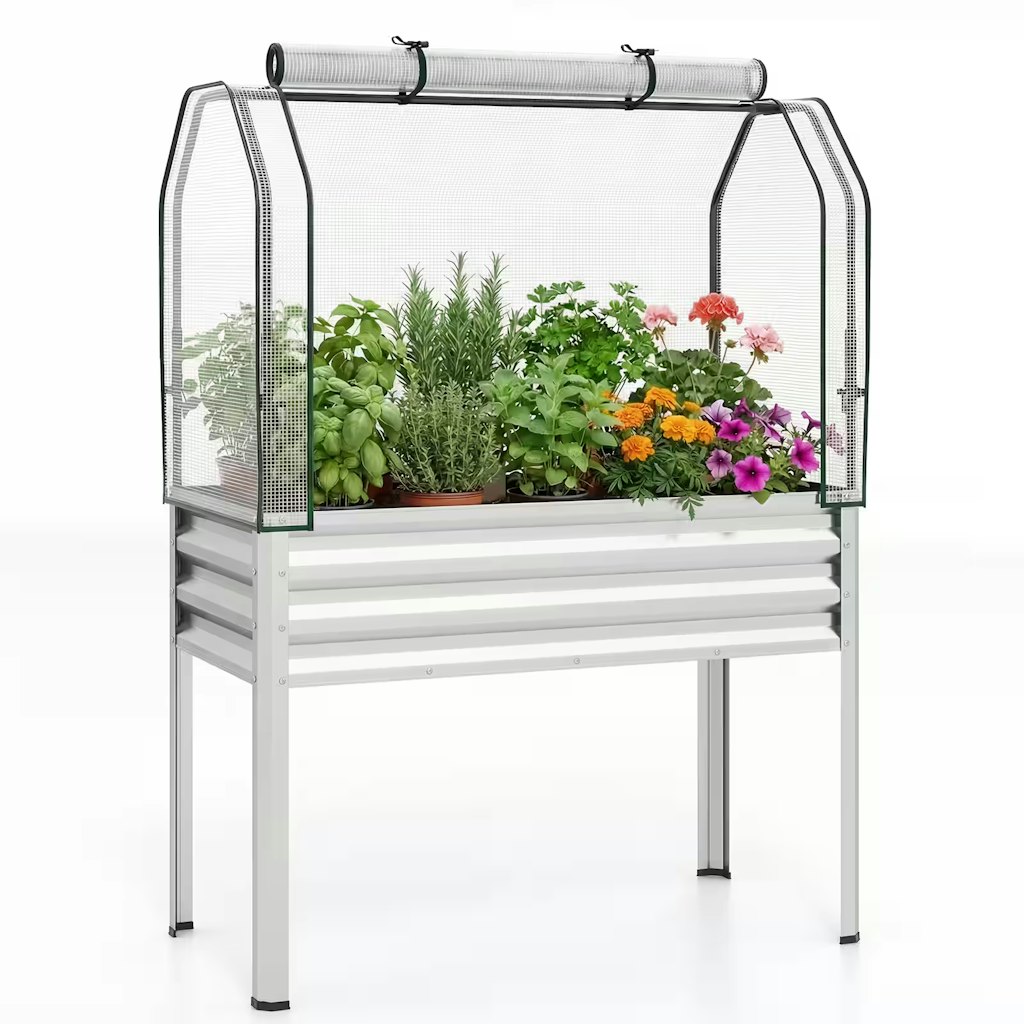 Costway Galvanized Raised Garden Bed: $70
