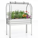 Costway Galvanized Raised Garden Bed for $70 + free shipping