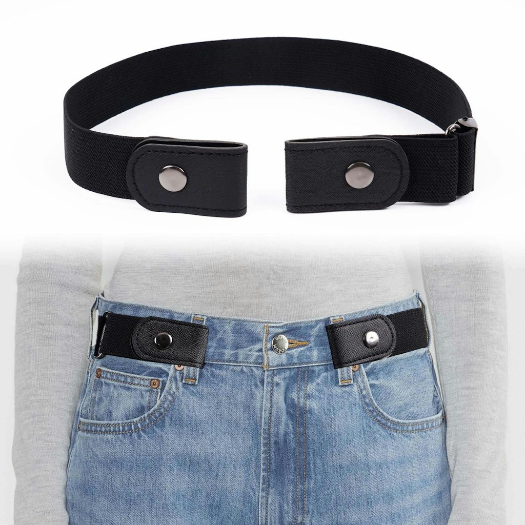 No Buckle Invisible Elastic Stretch Belt: $1.44