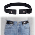 No Buckle Invisible Elastic Stretch Belt for $1 + free shipping w/ $25