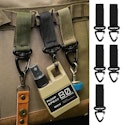 5-Piece Tactical Carabiner Buckle Hook Set for $1 + free shipping w/ $25