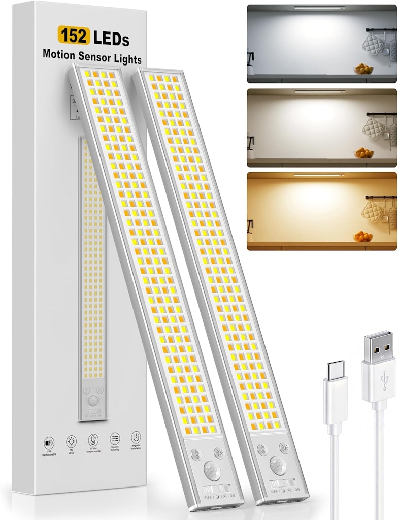 Lenoma Under Cabinet Lighting 2-Pack: $12.99