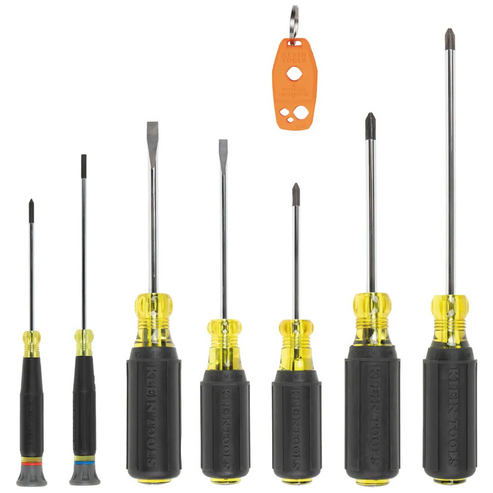Klein Tools 8-Piece Screwdriver Set: $23 Klein Tools 8-Piece Screwdriver Set: $23
