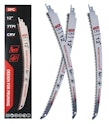 12" Arc Edge Reciprocating Saw Blades 3-Pack for $11 + free shipping w/ Prime
