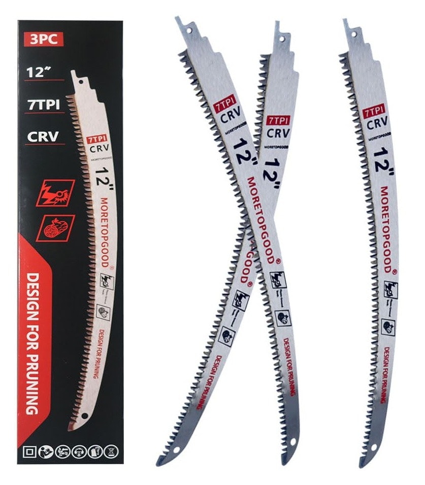 12" Arc Edge Reciprocating Saw Blades 3-Pack: $11