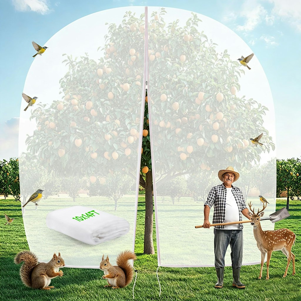 10x14-Foot Fruit Tree Netting: $18