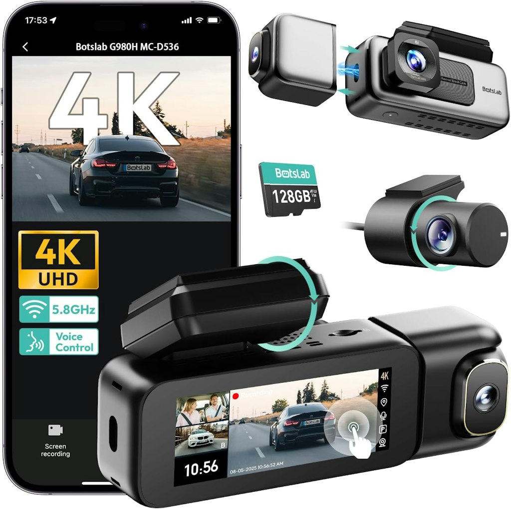 Botslab 4K 3-Channel Dash Cam: $119.99 Botslab 4K 3-Channel Dash Cam: $119.99