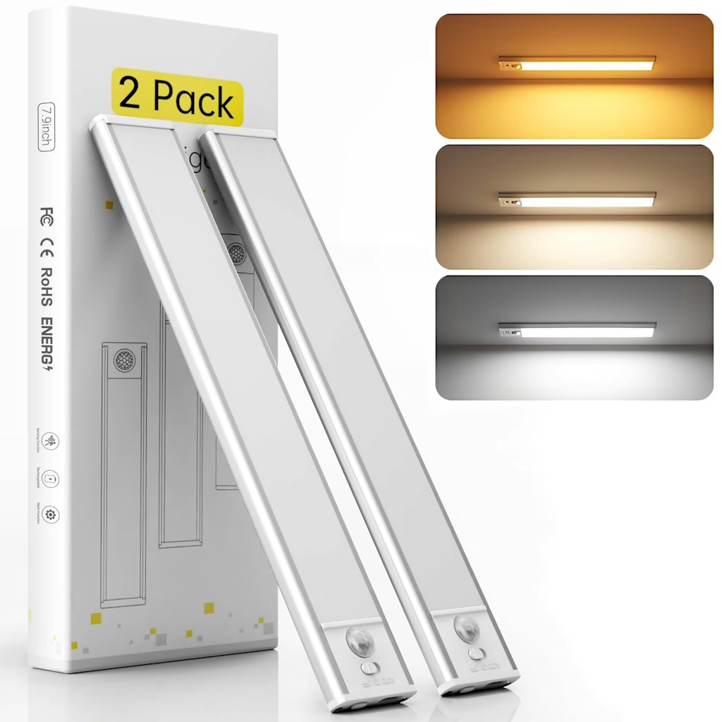 Daybetter Rechargeable Under Cabinet Light 2-Pack: $9.99