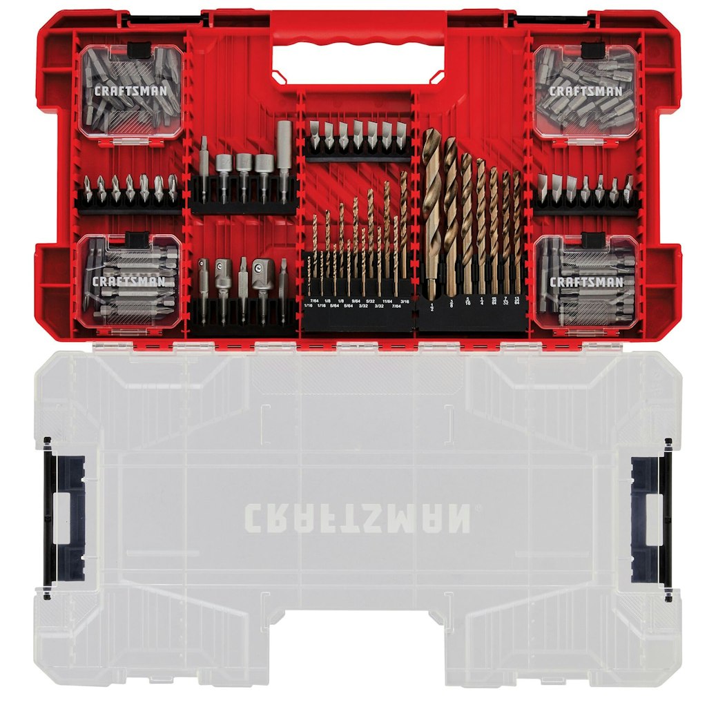 Craftsman 150-Piece Assorted Drill/Driver Bit Set: $40