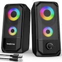 RGB Wired USB Computer Speakers for $20 + free shipping w/ $35