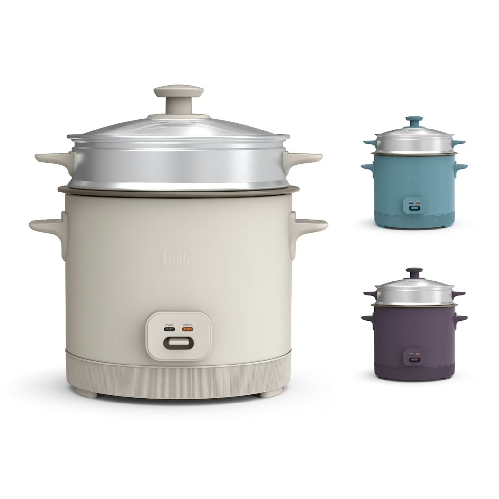 Bella 16-Cup Rice Cooker & Steamer: $28