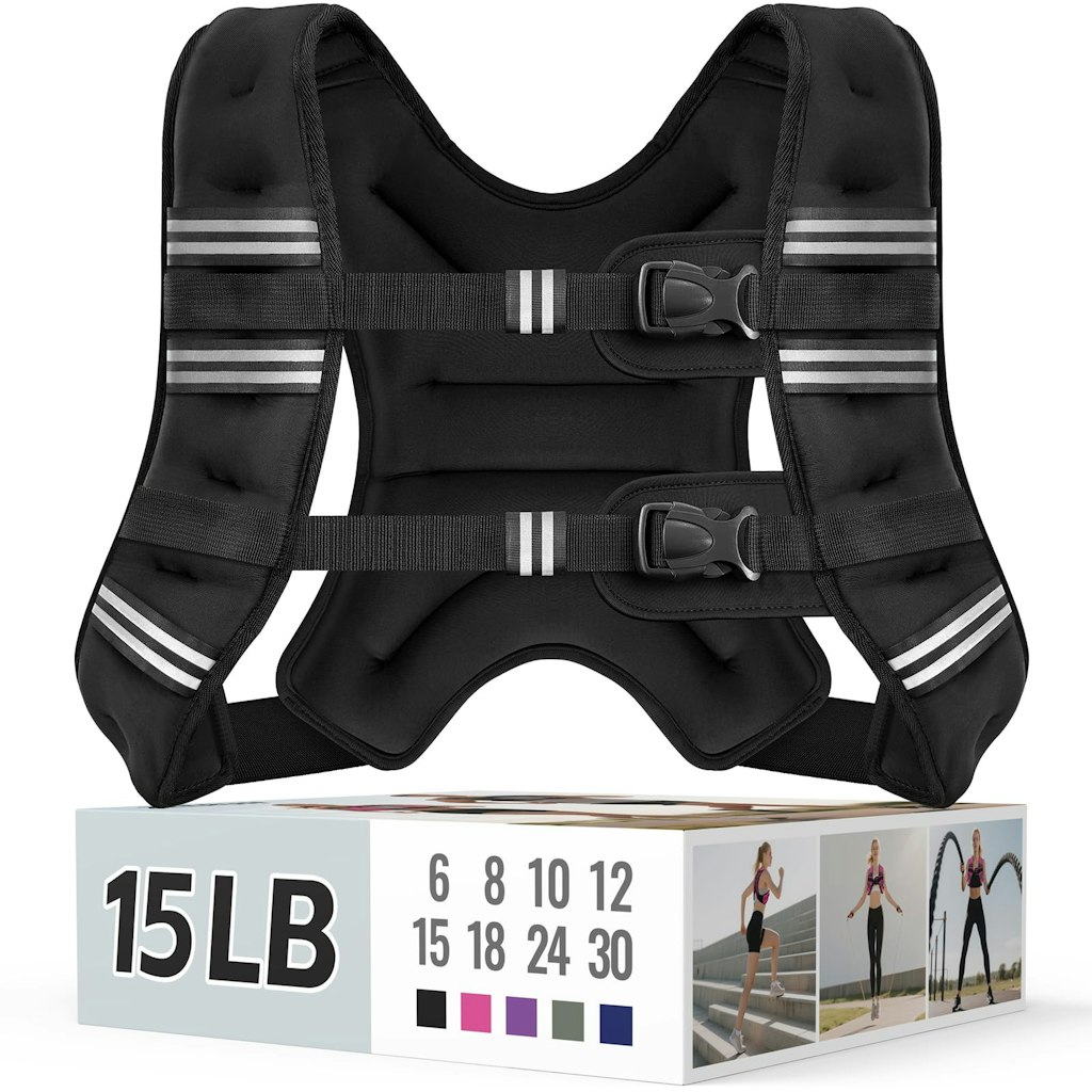 Zeerun 15-lb. Reflective Adjustable Weighted Vest: $19