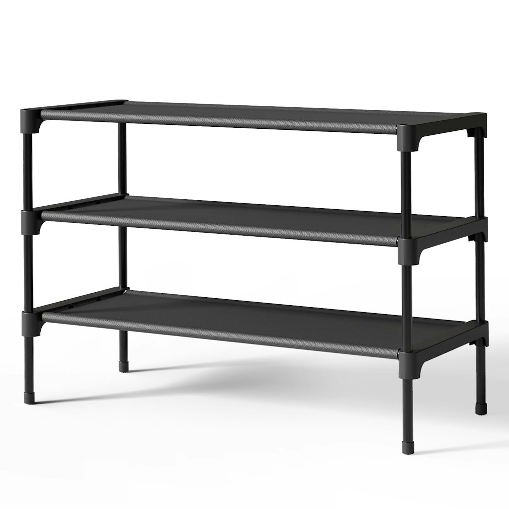 Kitsure 3-Tier 27.5" Stackable Shoe Rack: $9.97 Kitsure 3-Tier 27.5" Stackable Shoe Rack: $9.97