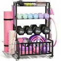 Dumbbell Rack Adjustable Home Gym Storage Organizer for $66 + free shipping