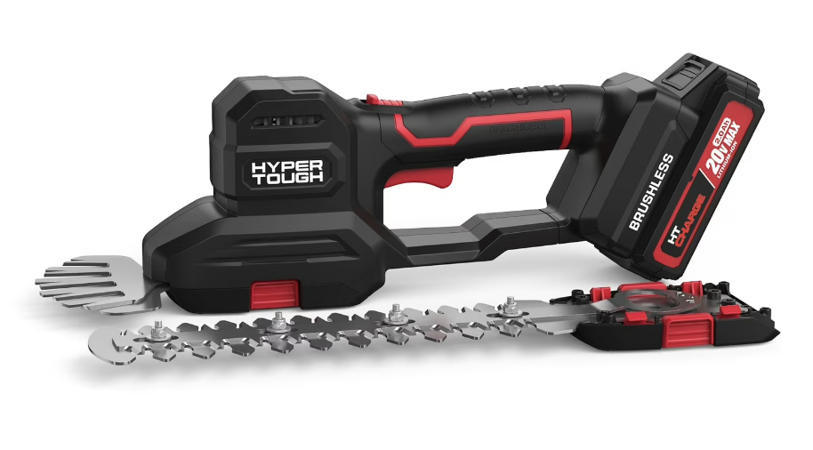 Open-Box Hyper Tough 20V Cordless 2-in-1 Brushless Shear & Shrubber: $31