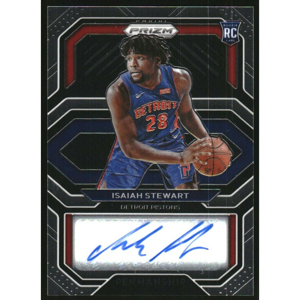 2020-21 Panini Prizm Rookie Penmanship Isaiah Stewart #14 Card: $14