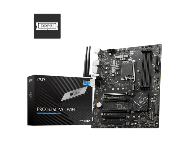MSI PRO B760-VC WIFI Motherboard: $79.99 MSI PRO B760-VC WIFI Motherboard: $79.99