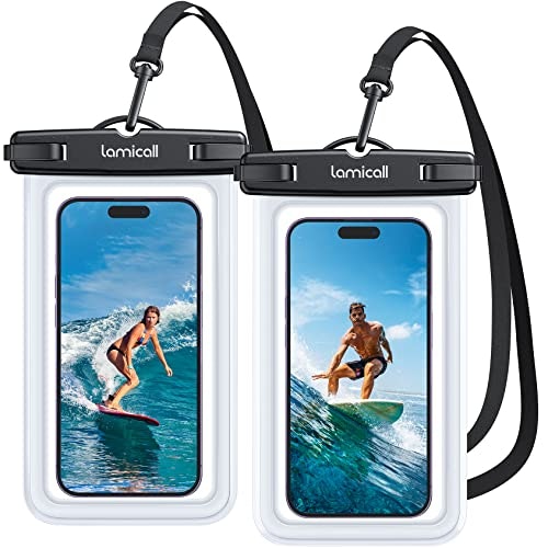 Lamicall Waterproof Phone Pouch Case 2-Pack: $7.99 Lamicall Waterproof Phone Pouch Case 2-Pack: $7.99
