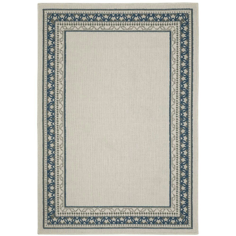 5'3"x7'3" Trinity Classic Border Patio Area Rug: $149.99
