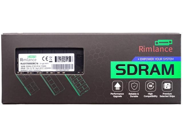 Rimlance 16GB DDR4 2133MHz Desktop Memory: $79.99