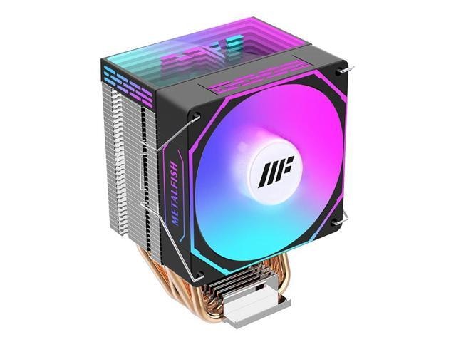 ARGB CPU Cooler with 4 Heat Pipes and PWM Fan: $29.99