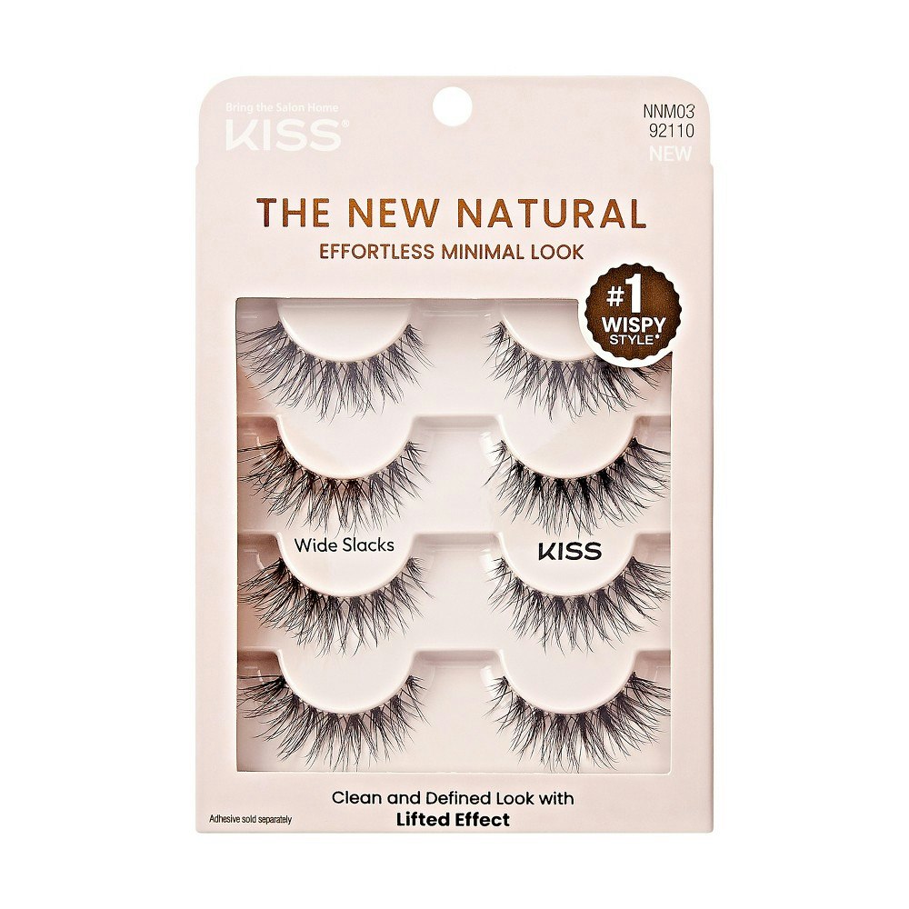 Kiss Natural False Eyelashes 4-Pack: $11.99 Kiss Natural False Eyelashes 4-Pack: $11.99