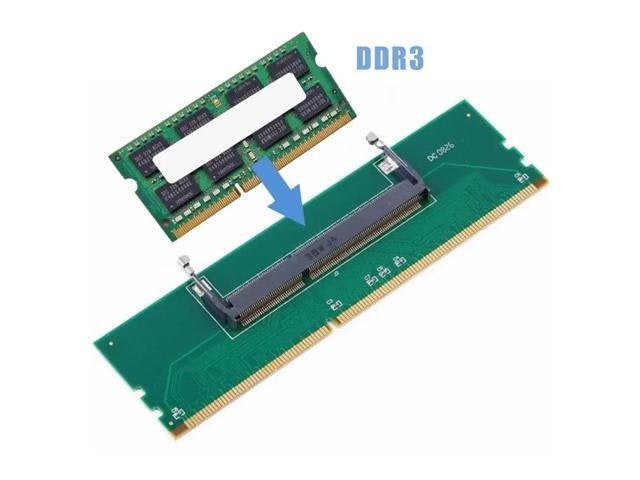 DDR3 SO-DIMM to DIMM Memory Adapter Card: $32.39