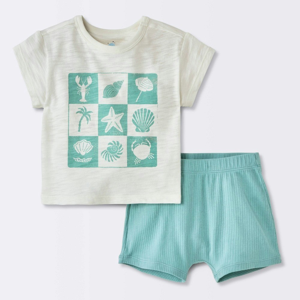 Cloud Island Baby Boys' T-Shirt and Shorts Set 12M: $12 Cloud Island Baby Boys' T-Shirt and Shorts Set 12M: $12